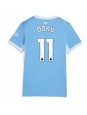 Zenske Futbalové oblečenie Manchester City Jeremy Doku #11 2026-27 Krátky Rukáv - Domáci Zenske Futbalové oblečenie Manchester City Jeremy Doku #11 2026-27 Krátky Rukáv - Domáci